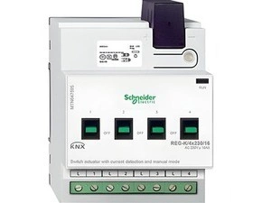 SCHN MTN647595 KNX spínací akční člen REG-K/4x230/16+manuální režim+detekce proudu