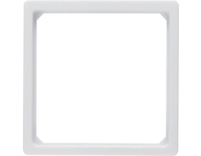 HAG 11096079 Mezirámeček pro středový díl 50x50 mm, Berker Q.x, bílá, sametová