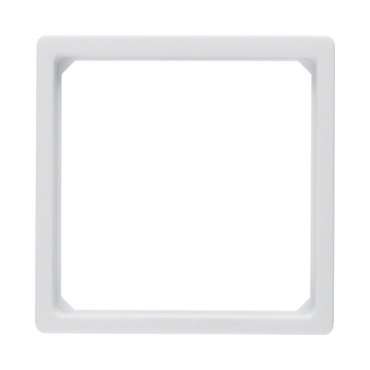 HAG 11096079 Mezirámeček pro středový díl 50x50 mm, Berker Q.x, bílá, sametová