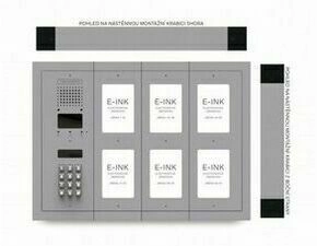 CZPHONE 4004091035 S elektronickým papírem (E-INK) FlatLine: SVĚTLE ŠEDÁ - DUO Standard: klávesnice