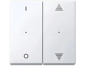 SCHN MTN619525 Kryty pro 2-násobný tlač. modul, 1/0+šipky, Active, System M