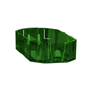 SCHN INS52153 Unica System+ - Montážní krabice pro 2 moduly Unica 45x45, (sada 10ks)