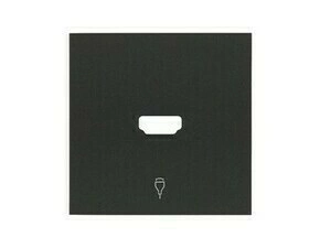Kryt 1 násobné zásuvky HDMI SIMON 10001094-238, černá matná
