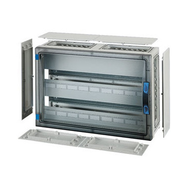 HEN FP 1408 Jističová skříň 2x 27 modulů, se svorkovnicí PE/N, s bočními stěnami