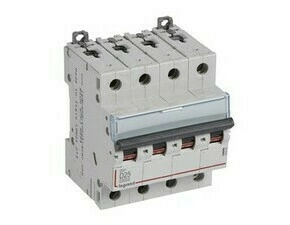 Jistič čtyřpolový LEGRAND 409535 DX3 4P D25 10000A/16KA