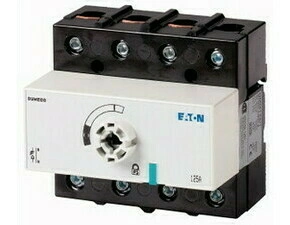EATON 1314203 DMM-125/1-SK Odpínač DUMECO, 125A, 3+N-pól, zadní montáž, bez ovládací páky