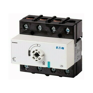 EATON 1314203 DMM-125/1-SK Odpínač DUMECO, 125A, 3+N-pól, zadní montáž, bez ovládací páky