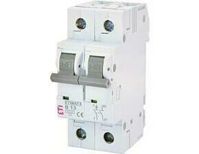Jistič dvoupolový ETI 002112515, ETIMAT 6 1p+N B13