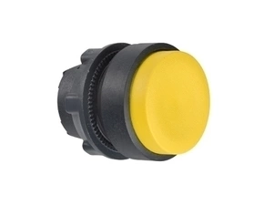 SCHN ZB5AL5 Ovládací hlavice stiskací, s přesahem -  žlutá