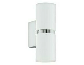 Svítidlo nástěnné EGLO WL 2 GU10 O60 CHROM WEISS PASSA