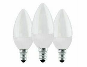 LED žárovka LM_LED_E14 C37 3x4,9W opálová teplá bílá EGLO
