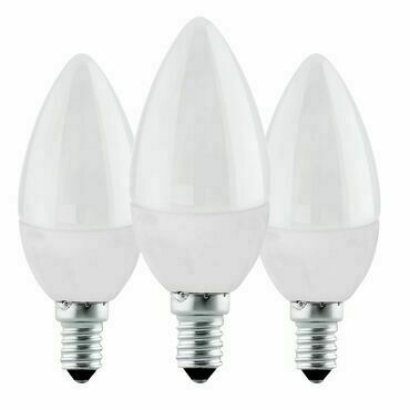 LED žárovka LM_LED_E14 C37 3x4,9W opálová teplá bílá EGLO