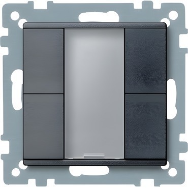 SCHN MTN627614 KNX tlač. panel 2-násobný plus, Antracit, System M