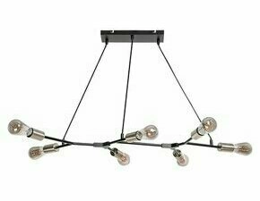 Svítidlo závěsné RABALUX 72027 BRANWEN matná černá E27 7x MAX 25W