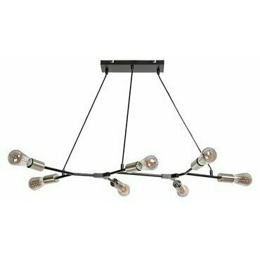 Svítidlo závěsné RABALUX 72027 BRANWEN matná černá E27 7x MAX 25W