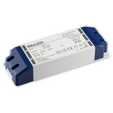 LED driver napěťový MC LED 72W, DC 12V/6A, IP20, plastové provedení se svorkovnicí