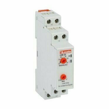 Hladinové relé LOVATO LVM25240, 24-240VAC/D, 1 mod.