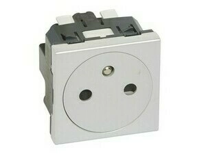 LEG 278214L MOSN ZÁSUVKA 2P+T HLINÍK