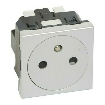 LEG 278214L MOSN ZÁSUVKA 2P+T HLINÍK