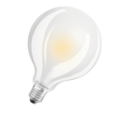 LED žárovka globe LEDVANCE LED G9560 6.5W 827 FILFR E27 P, matná
