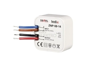 Zdroj napájecí ZAMEL LEDIX DO KRABICE, 14Vss, 8W