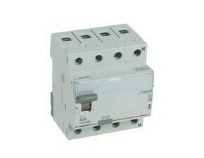 Chránič čtyřpolový LEGRAND 411775 TX3 CHRÁN. 4P 40A 100MA A