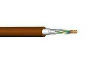 Kabel bezhalogenový JXFE-V 1x2x0,8 FE180/P30-60-R /h/-/ B2cas1d1 s funkční schopností
