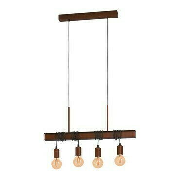 Svítidlo závěsné EGLO HL 4 E27 BRAUN-ANTIK TOWNSHEND 4