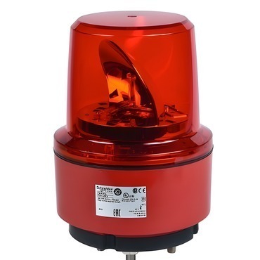 SCHN XVR13B04 Rotační maják, 130mm,LED 24V,Rudá