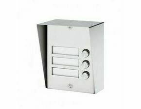 Tablo zvonkové CZECHPHONE 4004000955, TT-S-LN 3E, 3 jmenovky
