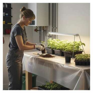 EMOS Z7903 LED GROW PĚSTEBNÍ LAMPA NA SAZENICE