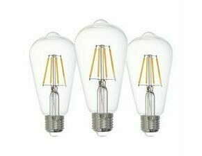 LM-E27-LED ST64 4W čirá 4000K 3ks EGLO