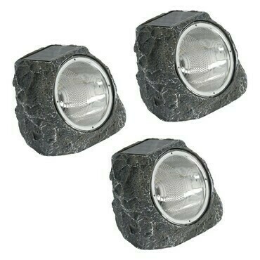 Set 3ks solární svítidlo STAZZONE šedá 135×105 mm 06W EGLO