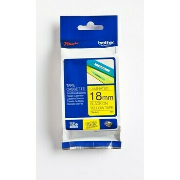 BROTHER  Páska 18  TZe-641 žlutá/černá