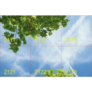 LED panel dekor MODUS IBS4000A4SKY625ND/21, čtverec 600x600 mm