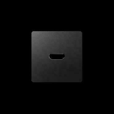 Kryt pro zásuvku HDMI SIMON 8201094-038, (v 1.4), grafitová