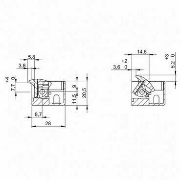 Zámek elektrický CZECHPHONE BEPE 54N512, reverzní, 12V
