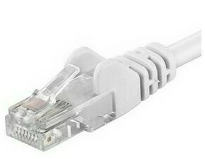 TELEX KRP-sputp002W PremiumCord Patch kabel UTP RJ45-RJ45 level 5e 0.25m bílá