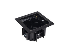 SIMON KGT100RF/74 Základna plastová krabice podlahové ocelové KGT, 1 přístroj K45, černá