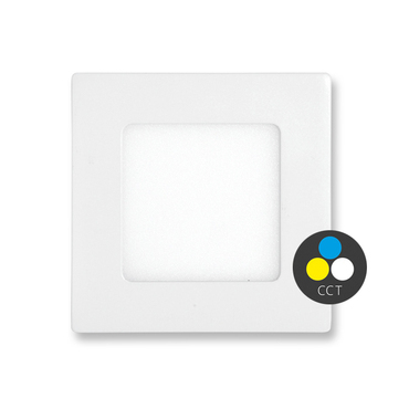 LED panel ECOPLANET RAFA 24V 6W, 480lm, 2000-6000K, IP44, bílá