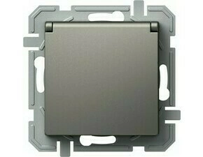 TEM ZÁSUVKA FRANCOUZSKÁ + KRYT 2P+E 16A 250V~ BV TI XO titan