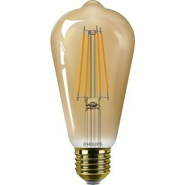 LED žárovka Philips ST64 40W 1800K E27 ND SRT Amber 1PF, nestmívatelná