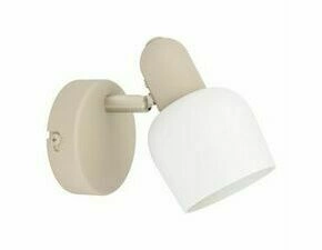 Svítidlo nástěnné EGLO WL 1 E14 SAND NICKEL OPAL CORATO