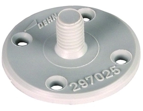 DEHN 297025  Montážní základna D 100mm, plast se svorníkem M8, se čtyřmi otvory pro upevnění DEHN DEHN