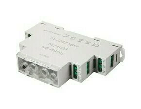 Ovladač žaluziový SIMON EZ1W.DIN, na DIN, ovládání chytrým telefonem, 2x5A/230V, Wi-Fi, bílá mat