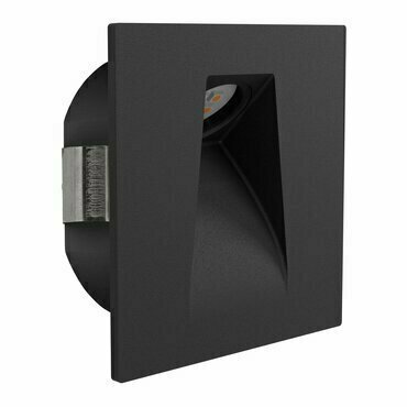 Zápustné svítidlo MECINOS černá 80×80 mm 1x2 EGLO
