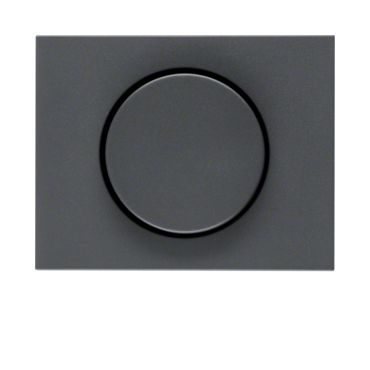 HAG 11357006 Centrální díl s knoflíkem pro otočný stmívač, Berker K.1, antracit, mat