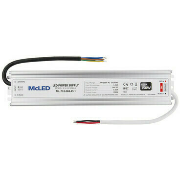 LED driver napěťový MC LED 150W, DC 24V/6,25A, IP67, hliníkové provedení (ML-732.088.45.1)