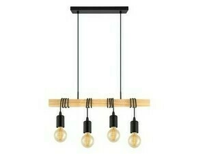 Svítidlo závěsné EGLO HL 4 SCHWARZ EICHE-OPTIK TOWNSHEND