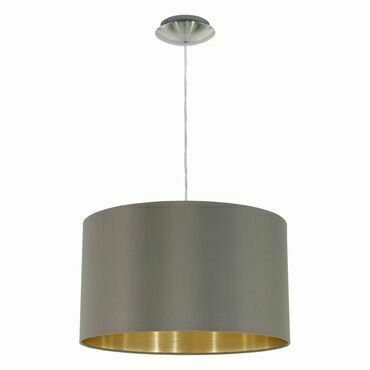 Závěsné svítidlo MASERLO matný nikl O380 mm 1X60W EGLO
